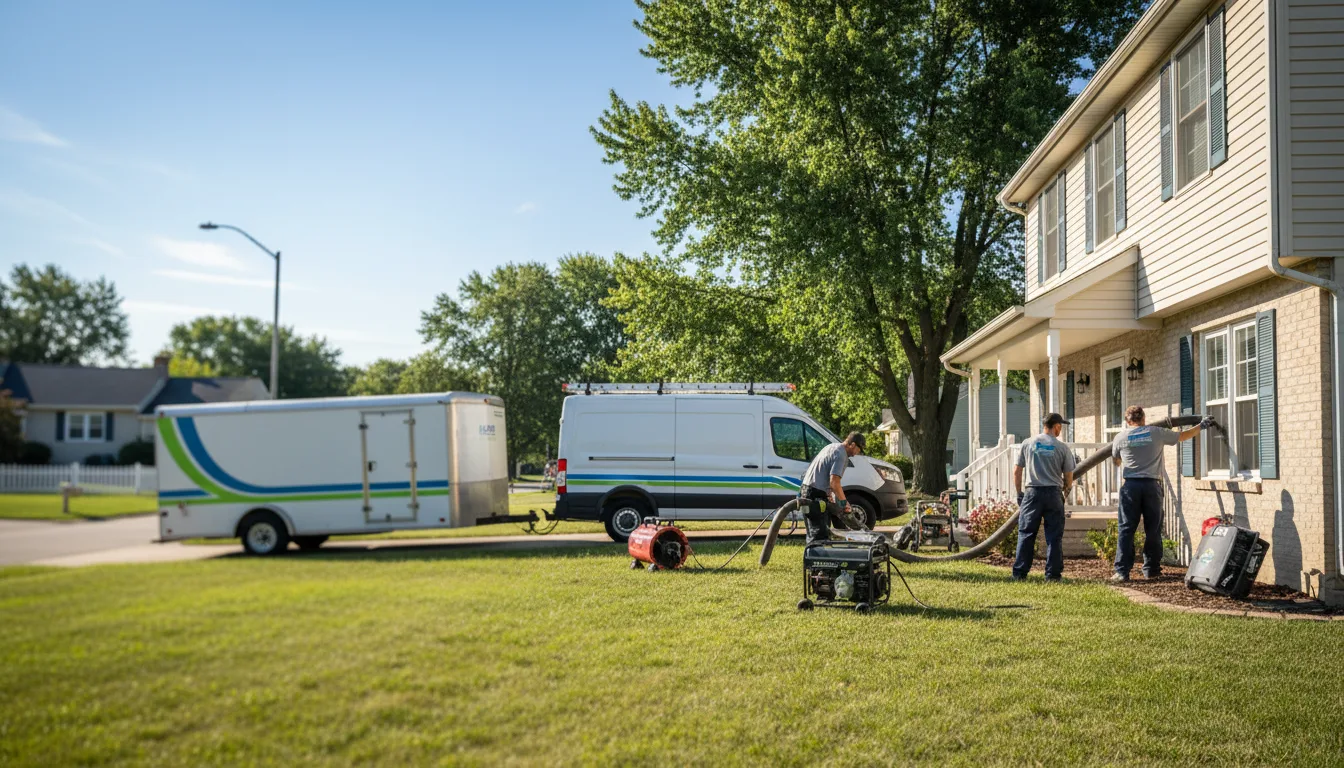 Flooded Basement Restoration And Cleanup With Repair in Dillsboro, IN near me